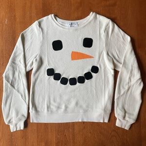 Wildfox Kids - Snowman Sweatshirt (super soft) Girls Size 10